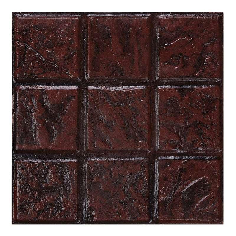 กระเบื้องคอนกรีตปูพื้น เอสซีจี รุ่นแสตมป์ เพฟ ลายโคโม่ สีแดง ขนาด 40x40x3.5 ซม.-1