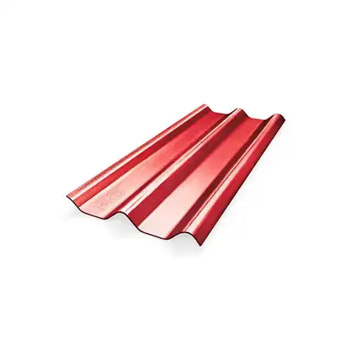 หลังคาไฟเบอร์ซีเมนต์ เอสซีจี รุ่น ลอนคู่ไฮบริด สีแดงประกายมุก ขนาด 50x150x0.55 ซม.-1