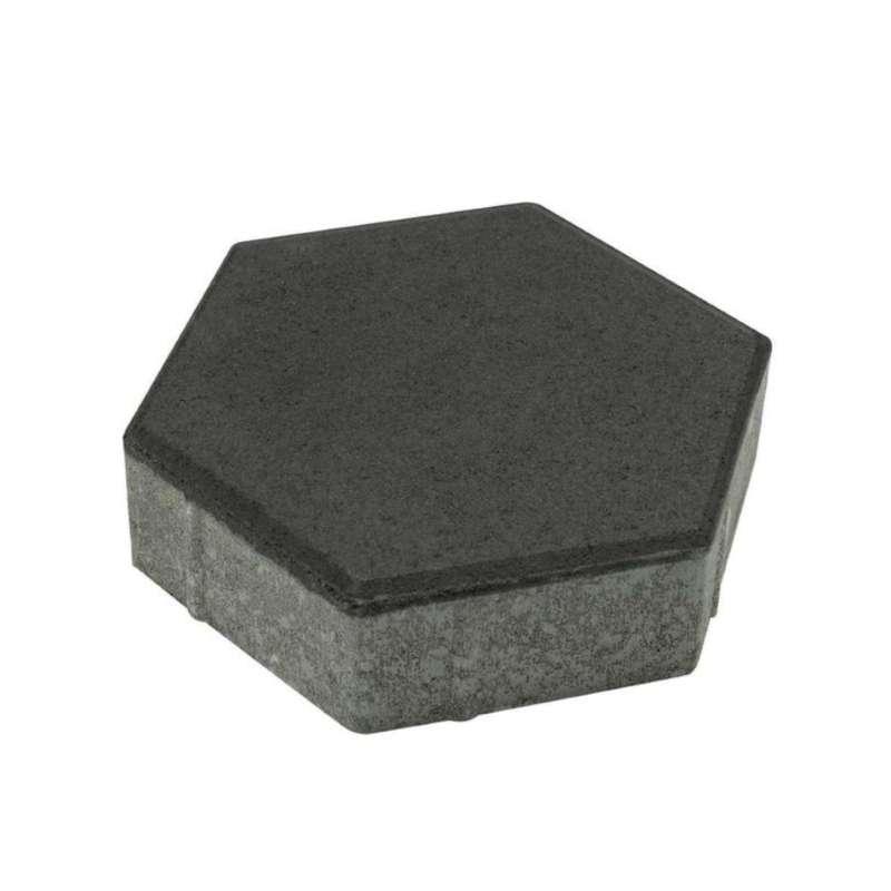 บล็อกปูพื้น เอสซีจี รุ่นบล็อกหกเหลี่ยม 22.7x19.7x6 ซม. สีดำเข้ม-1