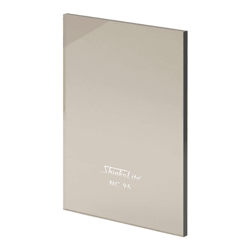 แผ่นหลังคาอะคริลิกโปร่งแสง Shinkolite รุ่น Superior สี Light brown (NC95) ขนาด 1380x3000x6 มม. -1