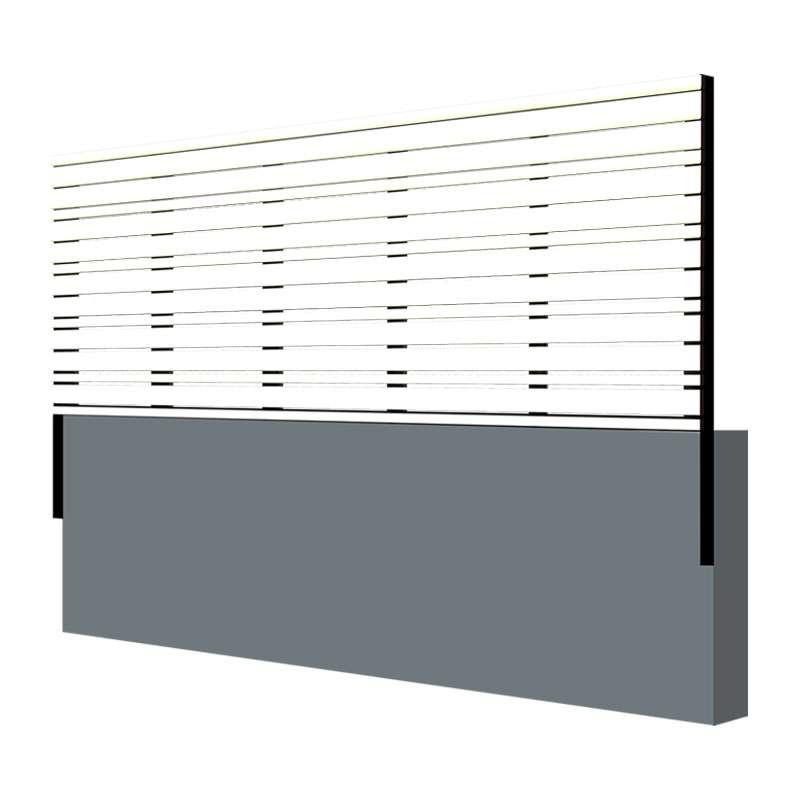 ชุดระบบระแนงไวนิล เอสซีจี รุ่น Box set สีขาว  (ชุดระแนงสำเร็จรูป SCG) -1