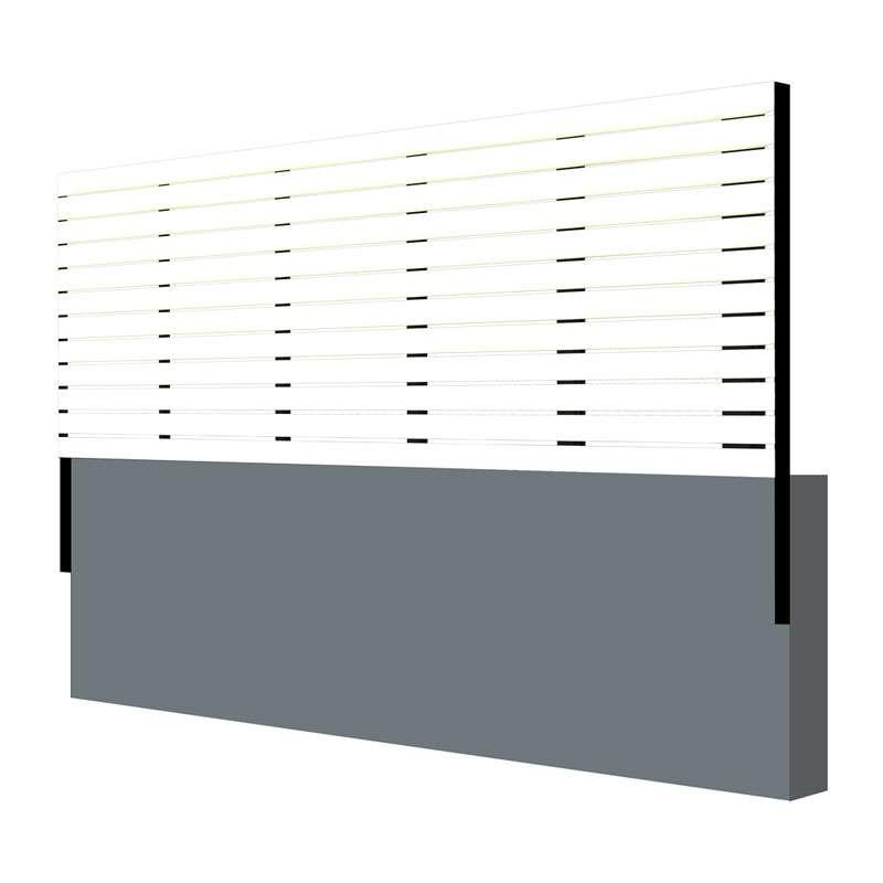 ชุดระบบระแนงไวนิล เอสซีจี รุ่น Value set สีขาว (ชุดระแนงสำเร็จรูป SCG) -1