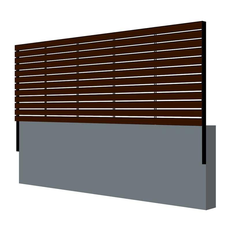 ชุดระบบระแนงไวนิล เอสซีจี รุ่น Value set สีโอ๊ค (ชุดระแนงสำเร็จรูป SCG) -1