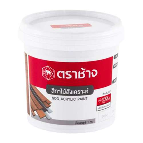 สีทาไม้ฝา เอสซีจี สีงาช้าง-1