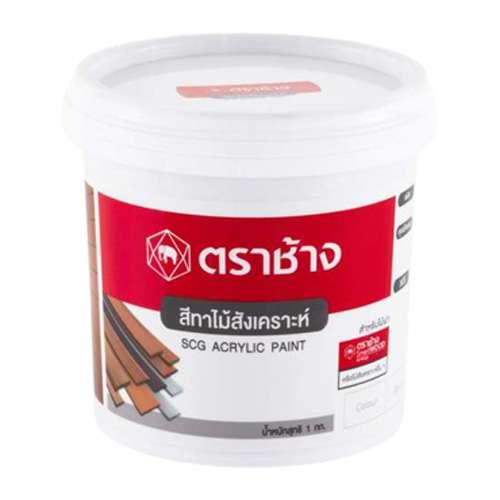 สีทาไม้ฝา เอสซีจี สีโอ๊คแดง-1