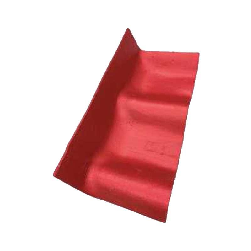 ครอบชนผนัง ไฟเบอร์ซีเมนต์ เอสซีจี รุ่นลอนคู่ จากซ้ายไปขวา สีแดงประกายมุก-1