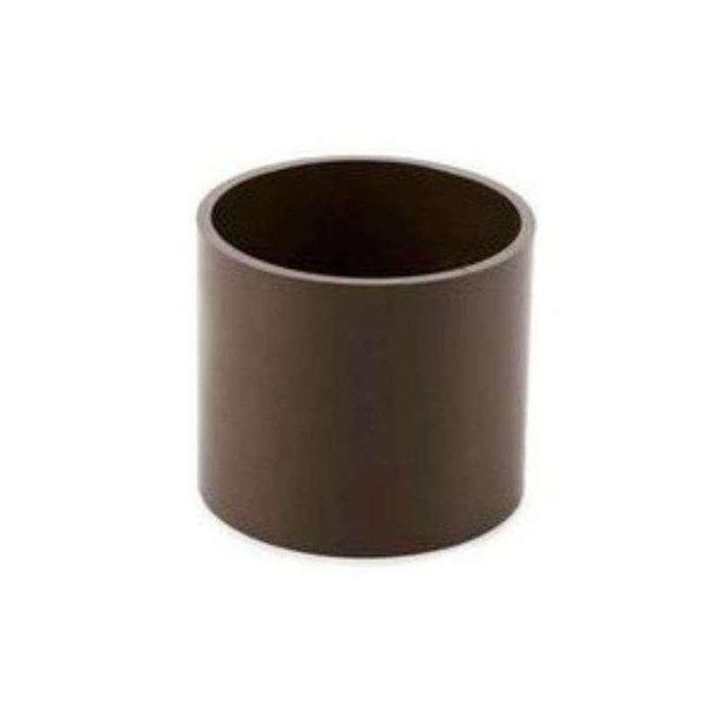 ข้อต่อตรง (กลม) สำหรับรางน้ำฝนไวนิล เอสซีจี รุ่นสมาร์ท สีน้ำตาลเข้ม-1