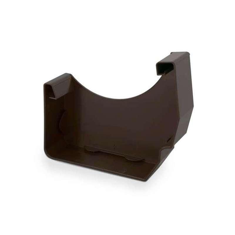 ฝาปิดปลายราง สำหรับรางน้ำฝนไวนิล เอสซีจี รุ่นสมาร์ท สีน้ำตาลเข้ม-1