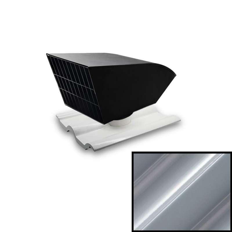 ชุดกระเบื้องระบายอากาศ SCG กระเบื้องหลังคาเซรามิก เอสซีจี รุ่นเอ็กซ์เซลล่า คลาสสิค สีไดมอนด์ เกรย์-1