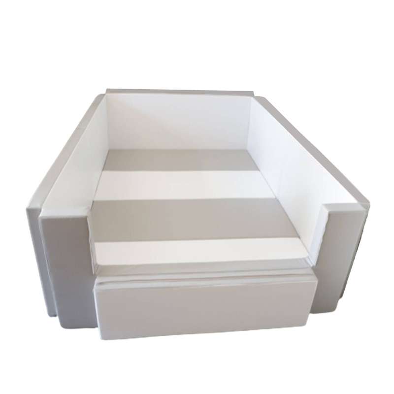 คอกกั้นเด็ก GEKO หนัง PU สีเทา-ขาว ขนาด 1.65x2.15 ม. (5 ฟุต)-1