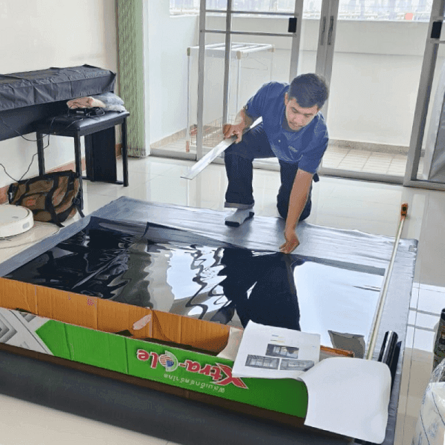 ค่าสำรวจบริการฟิล์มติดบ้าน อาคาร คอนโด X-tra Cole-1