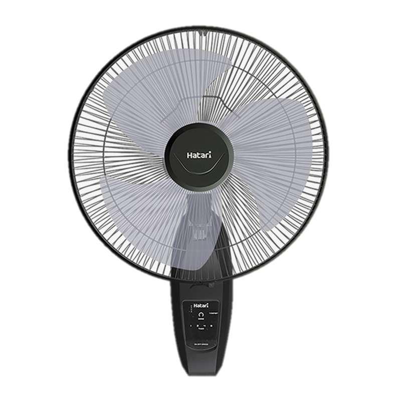 Hatari พัดลมติดผนัง (รีโมท) 16 นิ้ว รุ่น HT-W16R6 สีดำ-1
