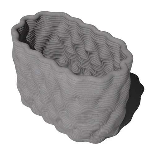 3D Printing โต๊ะกลาง Weaving Pattern #1-1