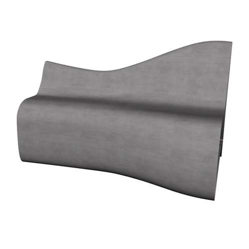 3D Printing โซฟา Relaxing Curve 3 ที่นั่ง #3-1