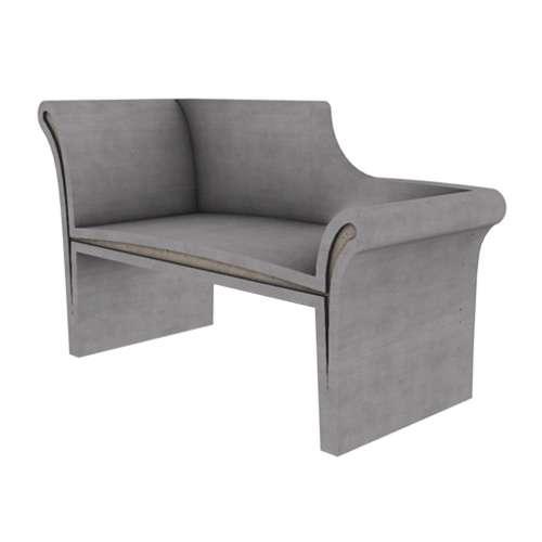 3D Printing เก้าอี้ Vintage Chinese 2 ที่นั่ง-1