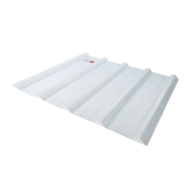 แผ่นโปร่งแสง เอสซีจี ลอนเมทัลชีท รุ่น Standard 10 ลอน BK760A-BK ขนาด 0.83x5.20 เมตร สีขาวใส-1
