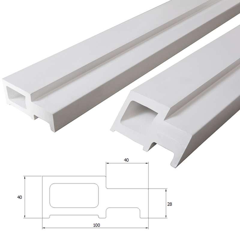 วงกบ WPC UNIX 2"x4" แห้ง KD 80x200 สีขาว-1