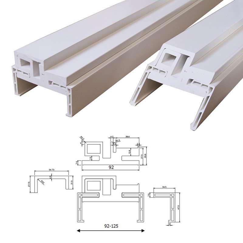 วงกบ WPC UNIX Sub H เปียก 80x200 สีขาว-1