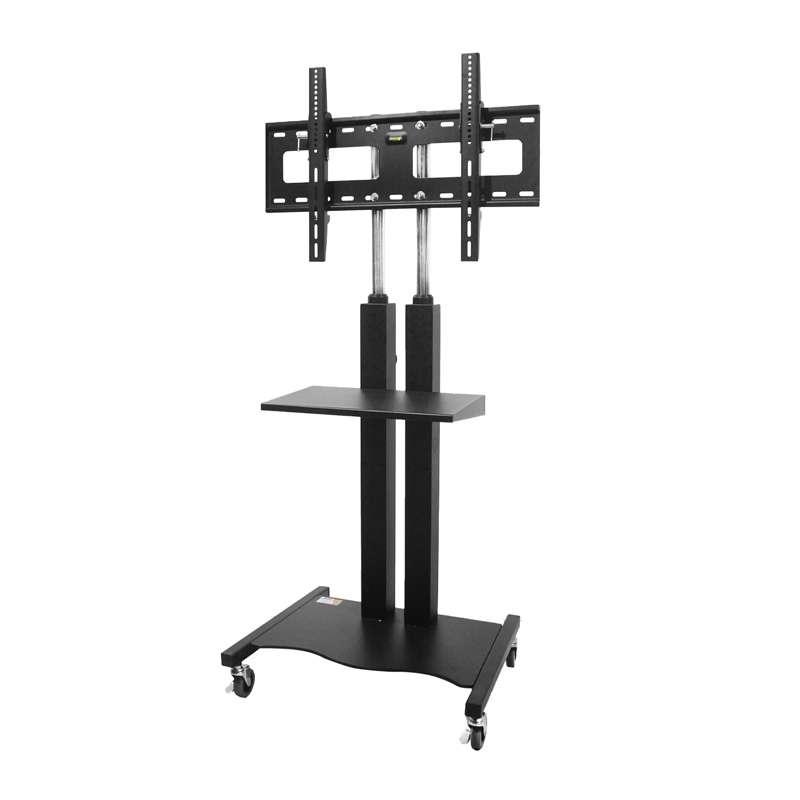 Sure Vision ขาตั้งทีวี ขนาด 32-65 นิ้ว รุ่น S4 (มีล้อเลื่อน ปรับระดับด้วยแป้นมือหมุน พร้อมชั้นวาง)-1