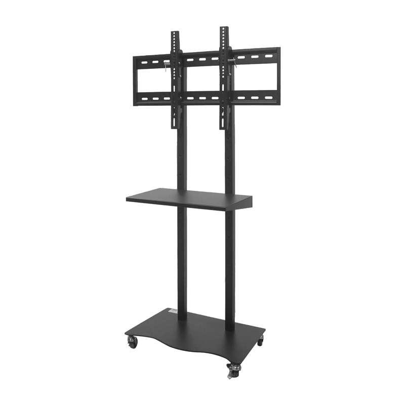 Sure Vision ขาตั้งทีวี ขนาด 32-60 นิ้ว รุ่น TVS-4 (มีล้อเลื่อน ปรับระดับทีวีได้ พร้อมชั้นวาง)-1