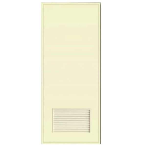 ประตู PVC UNIX  Extra P2 70X200 ครีม เจาะ-1