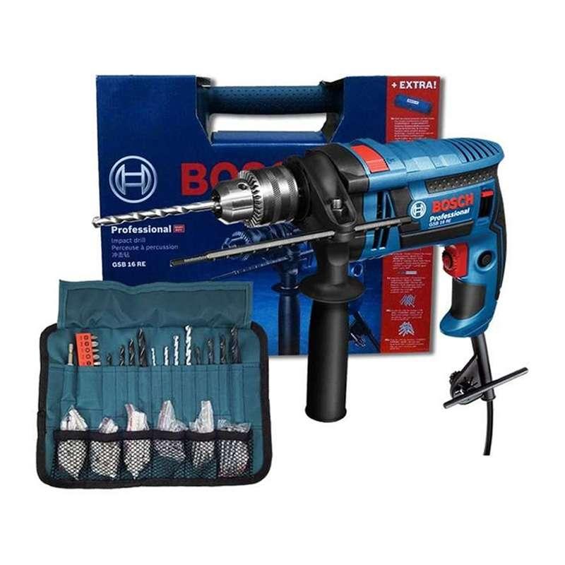 สว่านกระแทก GSB 16 RE (750W) Set BOSCH-1