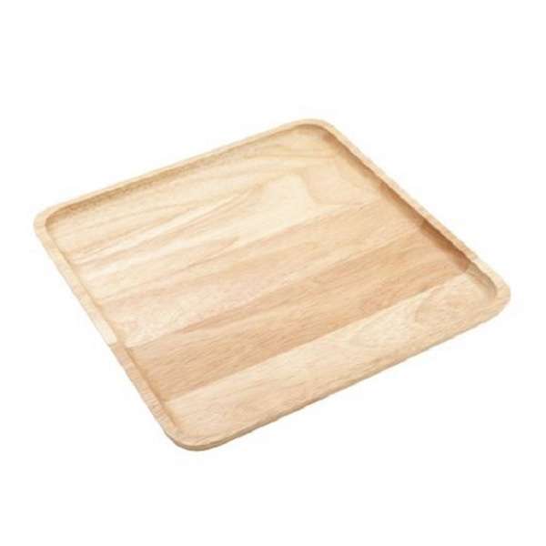 The Wood's Tale SQUARE PLATE (L) จานไม้ทรงสี่เหลียมจัตุรัส-1