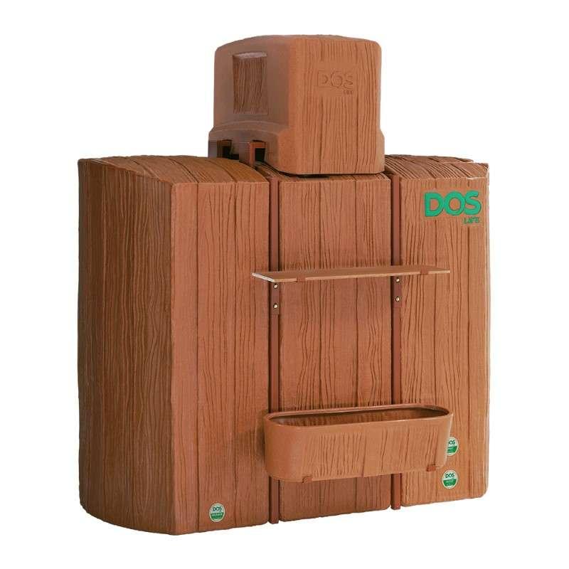 ถังเก็บน้ำบนดิน DOS 900 ลิตร Timbera Water Pac + ปั๊มน้ำ Grundfos CMB5-37-1