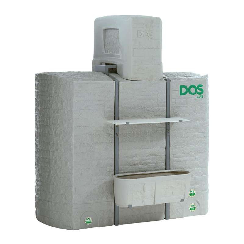 ถังเก็บน้ำ DOS 900 ลิตร MONTBLANC WATERPAC + ปั๊มน้ำ Hitachi WM-P300XX สีเทา-1