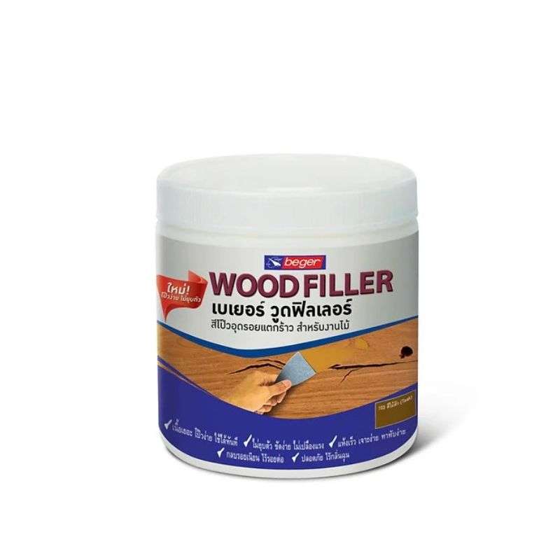 สีโป๊ว BEGER WOOD FILLER #109 ขนาด 500G-1
