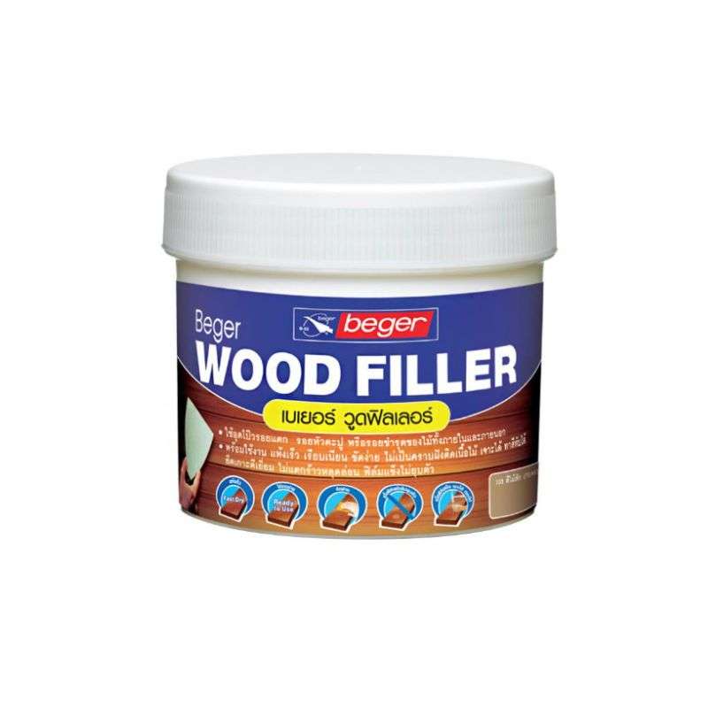 สีโป๊ว BEGER WOOD FILLER #110 ขนาด 500G-1