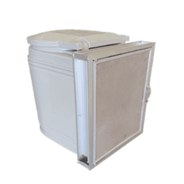 ถังขยะฝังกำแพง DOS รุ่น GOLD BL4-01/PL-60L/R สี Poly ขนาด 60 ลิตร (มือจับด้านขวา)-1