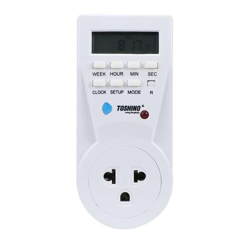 Timer TOSHINO รุ่น TS-EB1 นาฬิกาตั้งเวลาระบบดิจิตอล(สีขาว)-1