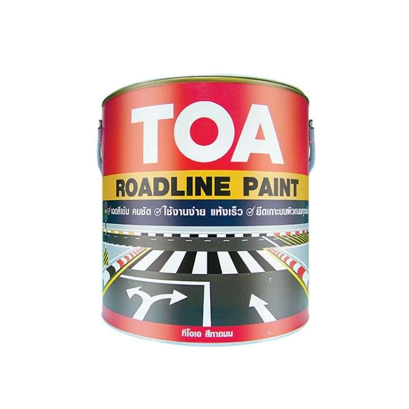 สีทาถนน TOA (เหลืองไม่สะท้อนแสง)#703 ขนาด 3L.-1