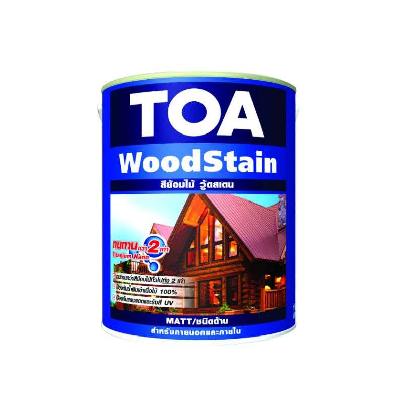 สีย้อมไม้ TOA WOODSTAIN แบบด้าน #0M99 ขนาด 1GL-1