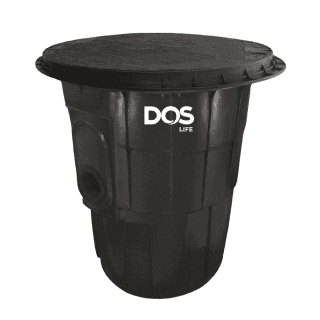 ถังดักไขมัน DOS G-TEK ถังดักไขมันใต้ดิน รุ่น GT-08/BK-30L ขนาด 30 ลิตร-1