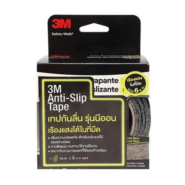 เทปกันลื่นชนิดเรืองแสง 3M ANTI-SLIP TAPE NEON ยาว 5 เมตร  -1