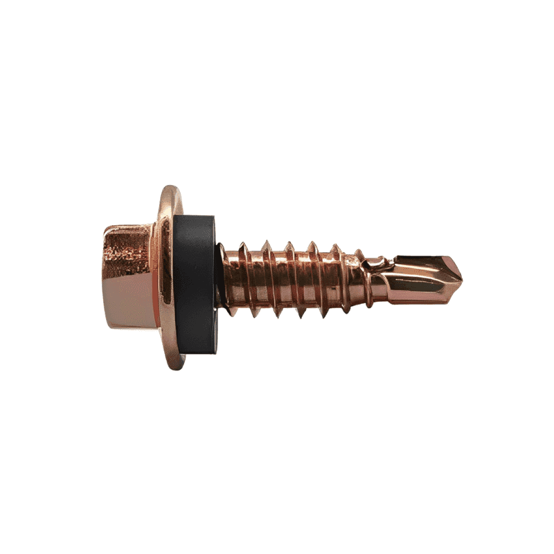 ตะปูเกลียวยึดเมทัลชีทปลายสว่าน ซี-โค่ 16 มม. (⅝") (100 ตัว/ถุง)-1