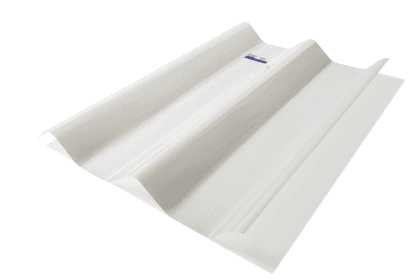 แผ่นโปร่งแสงตราเสือลอนคู่ 0.8 มม. สีขาวขุ่น 0.50 x 1.20-1