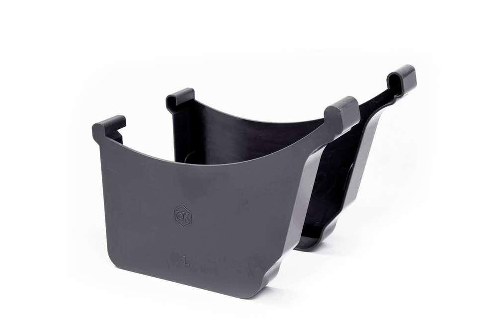 ฝาปิดปลายราง พีวีซี OK สีเทา-1