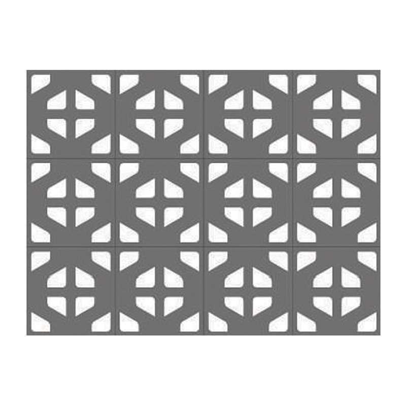 ผนังตกแต่ง เอสซีจี รุ่นเฟรทเวิร์ค ลาย Chino Repeat ขนาด 100x100x0.8 ซม. สีรองพื้น-1