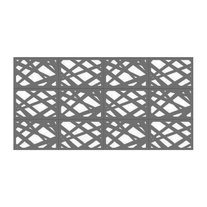ผนังตกแต่ง เอสซีจี รุ่นเฟรทเวิร์ค ลาย CW Code ขนาด 100x100x0.8 ซม. สีรองพื้น-1