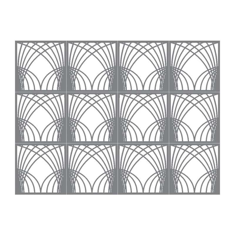 ผนังตกแต่ง เอสซีจี รุ่นเฟรทเวิร์ค ลาย HASU-2 ขนาด 100x100x0.8 ซม. สีรองพื้น-1