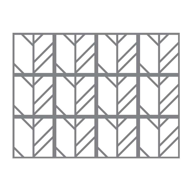 ผนังตกแต่ง เอสซีจี รุ่นเฟรทเวิร์ค ลาย Mak Mai-1 ขนาด 100x100x0.8 ซม. สีรองพื้น-1