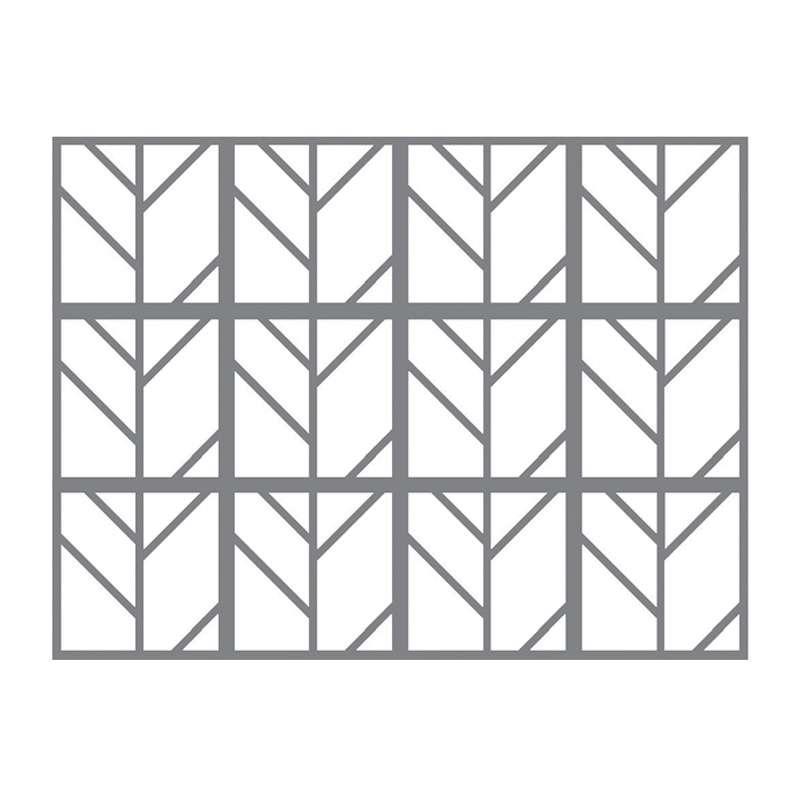 ผนังตกแต่ง เอสซีจี รุ่นเฟรทเวิร์ค ลาย Mak Mai-2 ขนาด 100x100x0.8 ซม. สีรองพื้น-1