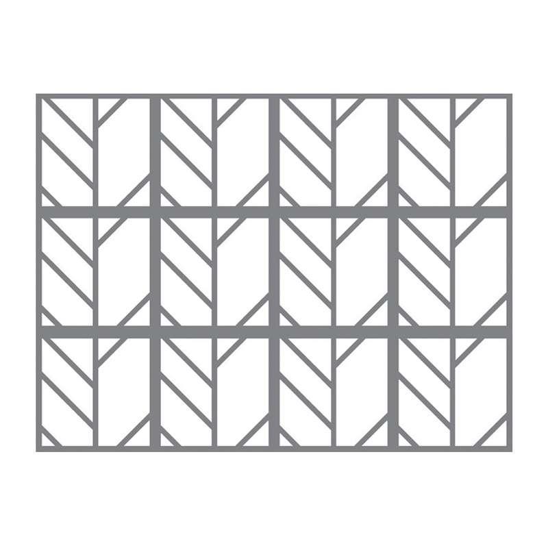 ผนังตกแต่ง เอสซีจี รุ่นเฟรทเวิร์ค ลาย Mak Mai-3 ขนาด 100x100x0.8 ซม. สีรองพื้น-1