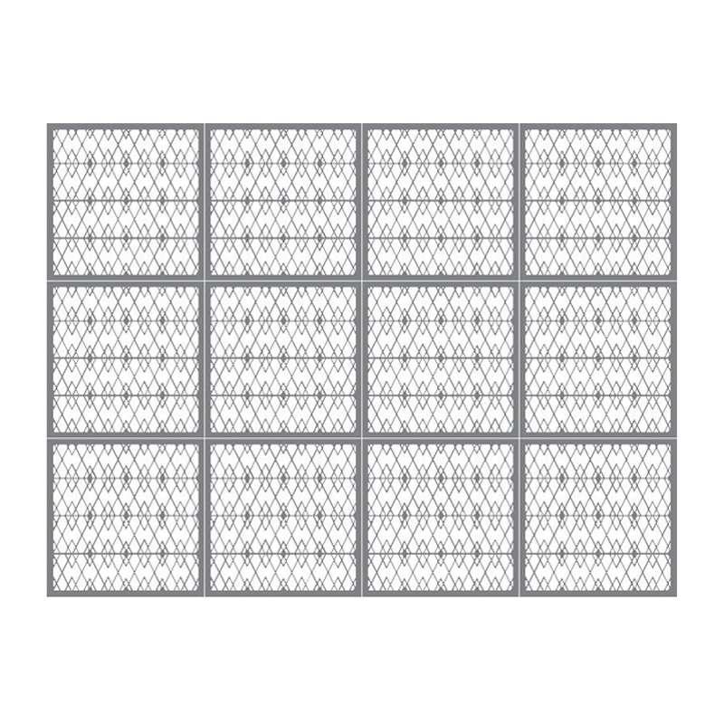 ผนังตกแต่ง เอสซีจี รุ่นเฟรทเวิร์ค ลาย Thai Thai-1 ขนาด 100x100x0.8 ซม. สีรองพื้น-1