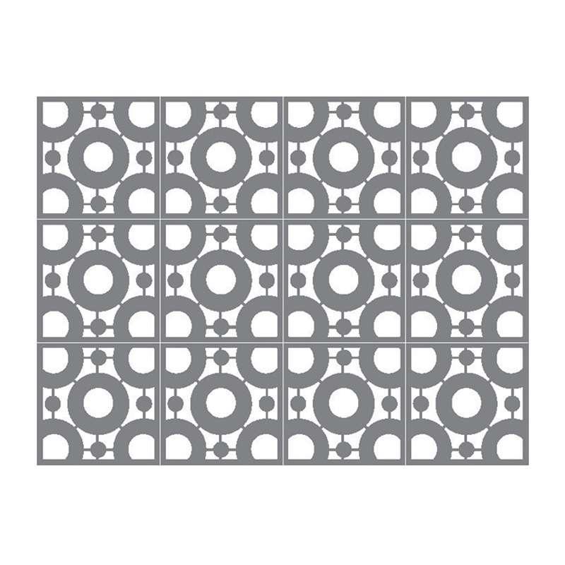 ผนังตกแต่ง เอสซีจี รุ่นเฟรทเวิร์ค ลาย Water Drop ขนาด 100x100x0.8 ซม. สีรองพื้น-1