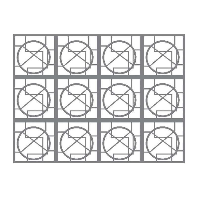 ผนังตกแต่ง เอสซีจี รุ่นเฟรทเวิร์ค ลาย Lamoonch-2 ขนาด 100x100x0.8 ซม. สีรองพื้น-1