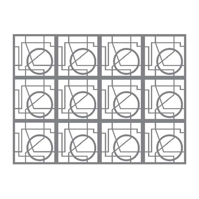 ผนังตกแต่ง เอสซีจี รุ่นเฟรทเวิร์ค ลาย Lamoonch-3 ขนาด 100x100x0.8 ซม. สีรองพื้น-1